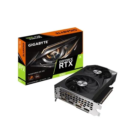 Gigabyte NVIDIA GeForce RTX 3060 Windforce OC 12GB GDDR6 Graphics Card