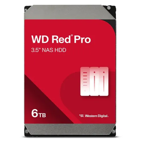 Western Digital WD Red Pro 6TB 3.5" SATA 7200RPM NAS Internal Hard Disk Drive