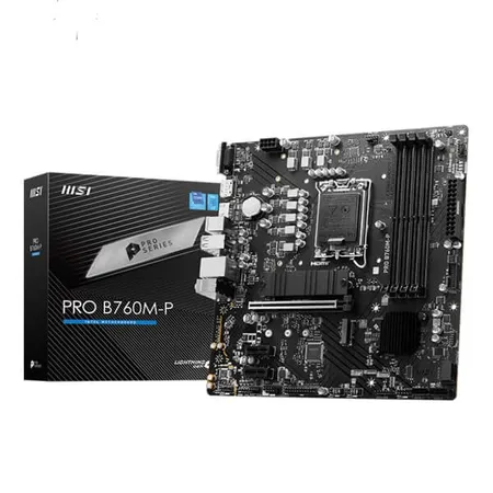 MSI Pro B760M-P DDR5 Motherboard Supports Intel 12th , 13th & 14th Gen Processors