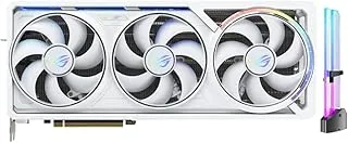 ASUS ROG Astral GeForce RTX 5090 White OC Edition Gaming Graphics Card (PCIe 5.0, 32GB GDDR7, HDMI/DP 2.1, 3.8-slot, 4fan design, Axial-tech fans, patented vapor chamber, Phase-change GPU thermal pad)