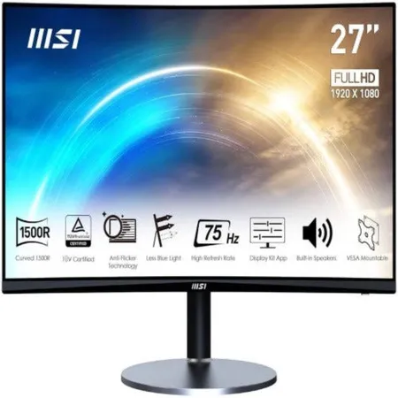 MSI Pro MP272C 27 Inch FHD 75Hz IPS Panel AMD Free Sync Business Monitor