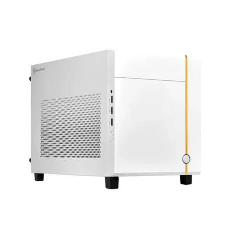 SILVERSTONE Sugo 14 ITX Mini Tower Cabinet (White)