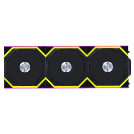 Lian Li 120mm UNI FAN SL Wireless ARGB Reverse Blade Case Fan (Black, 3-Pack)