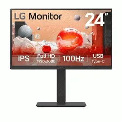 LG 23.8 inch Full HD IPS Monitor with USB Type-C (24BA650)