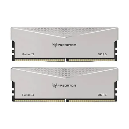 ACER Predator Pallas II Series 32GB ( 16GB x 2 ) DDR5 6000MHz RAM ( White ) ( CL30 )