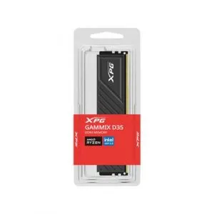 Adata XPG Gammix D35 16GB (16GBx1) DDR4 3600MHz Desktop Memory (Black) AX4U360016G18I-SBKD35