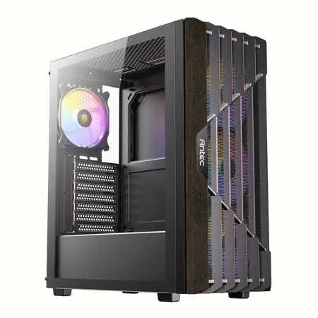 Antec AX63 Wood ARGB ATX Mid Tower Gaming Cabinet