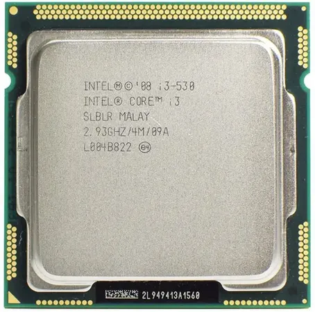 Intel I3-530 2.8 LGA 1156 Socket 2 Cores 4 Threads 4 Smart Cache Desktop Processor