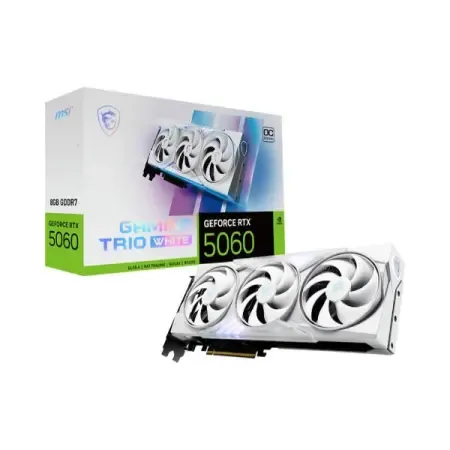 MSI RTX 5060 Gaming Trio OC White 8GB GDDR7 Graphics Card