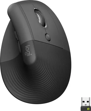 LOGITECH LIFT VERTICAL ERGONOMIC MOUSE WIRELESS ROSE/DARKROSE