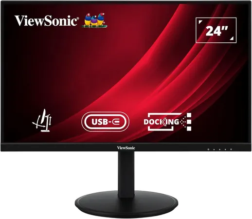 VIEWSONIC VG2409U-2 24 Inch FHD 100Hz IPS Panel 104% SRGB 4MS Gaming Monitor
