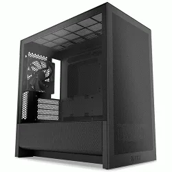 NZXT H3 Flow Micro-ATX Mid-Tower Computer Case Black (CC-H31FB-01)
