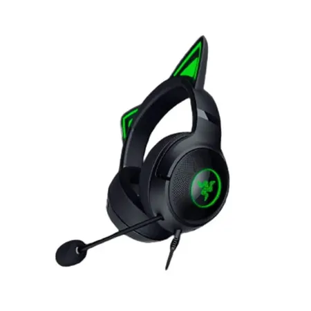 RAZER Kraken Kitty RGB USB Digital 7.1 Surround Gaming Headphone ( Black ) ( Devices with USB Connector )