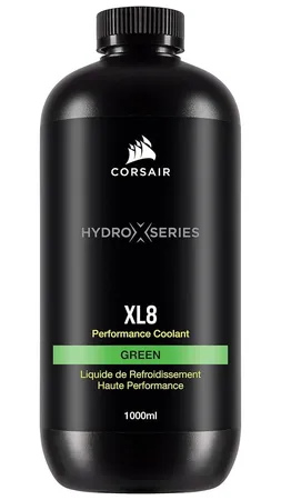 CORSAIR HYDRO X SERIES, XL8, PERFORMANCE COOLANT, 1L, TRANSLUCENT GREEN
