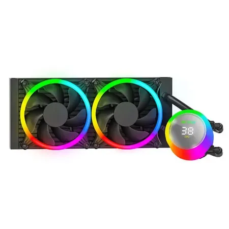 Ant Esports Ice Chroma 240 Argb 240mm Liquid Cooler Black (ICE-CHROMA-240-ARGB-BLACK)
