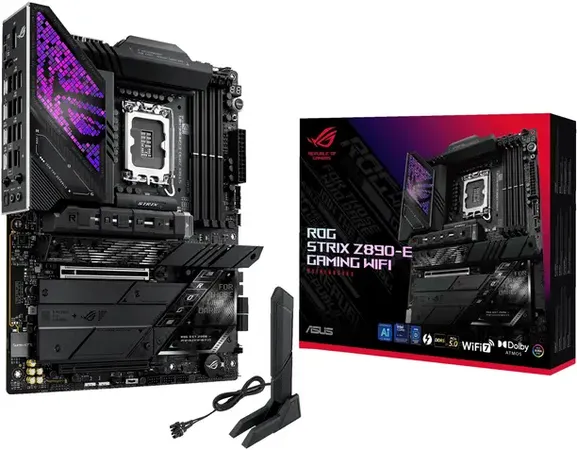 ASUS ROG Strix Z890-E Gaming WIFI LGA 1851Socket ATX Intel Z890 Chipset DDR5 Motherboard for Desktop