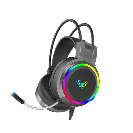 AULA S608 WIRED GAMING HEADSET |RGB (BLACK)