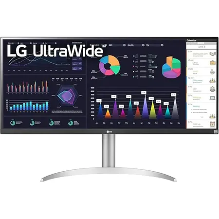LG 34WQ60C-B 34″ 21:9 UltraWide QHD Curved IPS LCD HDR Monitor
