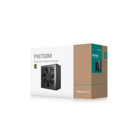 Deepcool PN750M 750 Watt 80 Plus Gold ATX 3.1 Fully Modular Power Supply Black (R-PN750M-FC0B-IN)