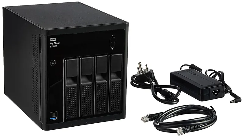 WESTERN DIGITAL MY CLOUD EX4100 4 BAY 0TB NETWORK ATTACHED STORAGE DRIVE