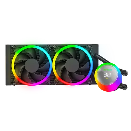 Ant Esports Ice Chroma 240 Argb 240mm Liquid Cooler Black (ICE-CHROMA-240-ARGB-BLACK)