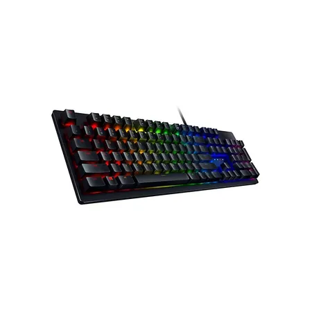 RAZER Huntsman RGB Full Size Opto-Mechanical Wired Gaming keyboard ( Quartz ) ( Razer Light and Clicky Switch )