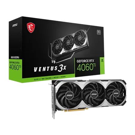 MSI GeForce RTX 4060 Ti VENTUS 3X 8G OC Graphic Card