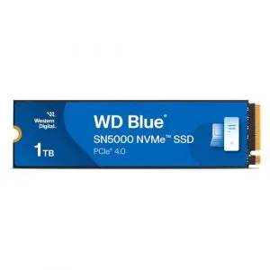 WD Blue SN5000 1TB PCIe Gen4 NVMe M.2 Internal SSD (WDS100T4B0E)