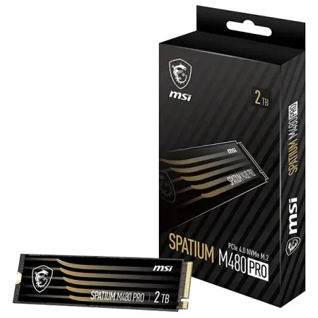 MSI Spatium M480 PRO 2TB M.2 NVME Gen4 Internal Solid State Drive ( SSD )