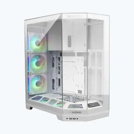 Zebronics Blizzard Mid Tower Cabinet (White)