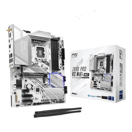 Asrock Z890 Pro RS WIFI DDR5 Intel LGA 1851 ATX Motherboard White