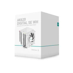 DEEPCOOL AK620 Digital SE 120mm Dual Tower CPU Air Cooler ( White )