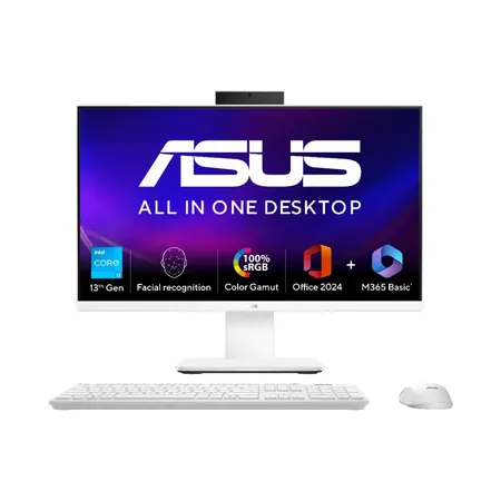 ASUS AIO, ALL IN ONE PC, INTEL CORE I3-1315U (8GB/512GB/INTEL GRAPHICS/60.45 CMS (23.8) FHD/WINDOWS 11 HOME/OFFICE HOME 2024 + M365 BASIC V440VAB-KWPC001WS