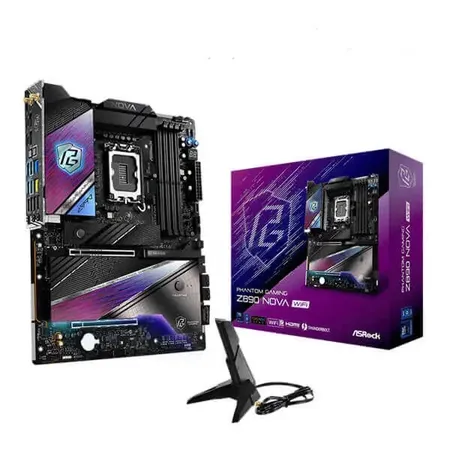 ASRock Phantom Gaming Z890 Nova WiFi LGA1851 ATX Motherboard (Z890-NOVA-WIFI)