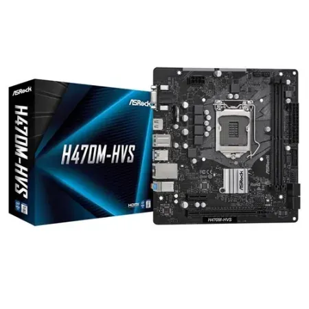 Asrock H470M-HDV/M.2 Intel H470 Micro ATX Motherboard