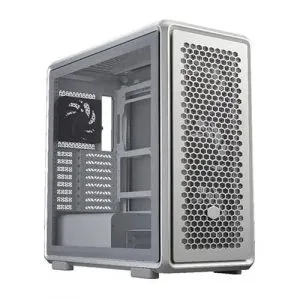 Cooler Master MasterFrame 600 Mesh Silver ARGB E-ATX Mid Tower Cabinet With High-Airflow Mesh Panel, Modular Open-Frame Inspired Design, Addressable RGB Lighting And Up To 420mm Radiator Support