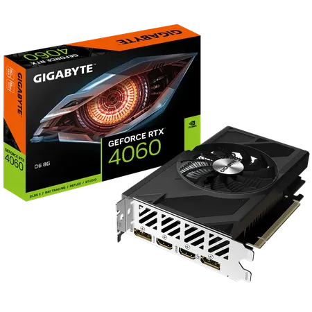 Gigabyte GeForce Rtx 4060 D6 8GB Graphics Card GV-N4060D6-8GD