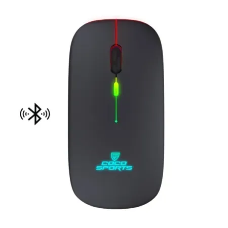 Coconut WM20 Lucid Wireless + Bluetooth Mouse, Rechargeable, Dual Connectivity (White)