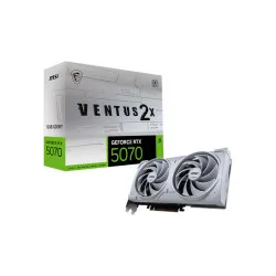 MSI RTX 5070 Ventus 2X OC White 12GB GDDR7 Graphics Card (G5070-12V2CW)