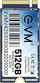 EVM 512GB M.2 (2242) NVMe InternalSSD - 2000MB/s Read - Ideal for Compact Machines - 5-Year Warranty (EVMNV42/512GB)