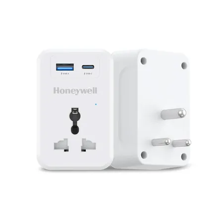 HONEYWELL CUBE (1 SOCKET+1 USB+1 TYPE C) SURGE PROTECTOR