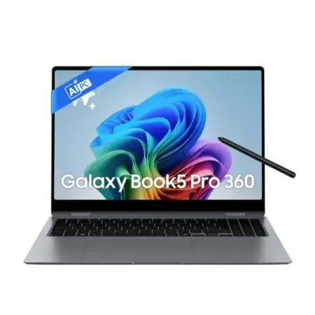 Samsung Galaxy Book5 Pro 360 NP960QHA-KG4IN Notebook Laptop (Intel Core Ultra 7/32 GB/1 TB SSD/Intel Arc Graphics/Windows 11 Home/MSOffice/Dynamic AMOLED 2X), 40.64 cm – 16 inch, Grey