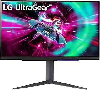 LG 27" Ultragear 4K UHD (3840x2160) IPS Gaming Monitor 27GR93U, 1ms, 144Hz, VESA DisplayHDR 400, DCI-P3 95% (Typ.), NVIDIA G-SYNC, AMD FreeSync Premium, HDMI, DP, HP Out, Tilt/Height/Pivot, Black