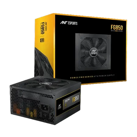 Ant Esports FG850 V2 - 80 Plus Gold Certified 850 Watt Full-Modular Power Supply
