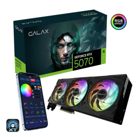 GALAX Geforce RTX 5070 EX Gamer 1 Click OC 12GB NVIDIA Graphic Card