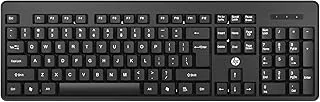 HP K160 Wireless Keyboard/Quick Comfy accurate/12 Fn Shortcut Keys/Plug and Play USB/ 3 Years Warranty