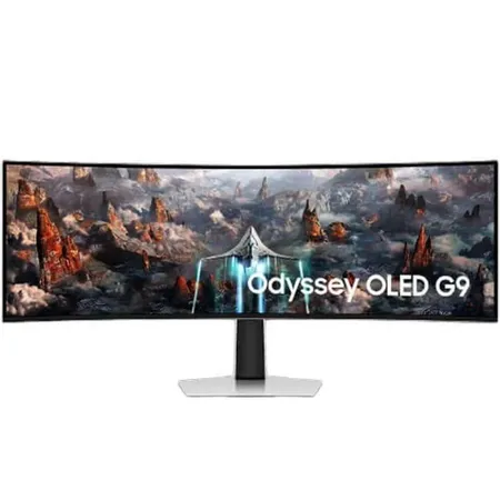SAMSUNG Odyssey G9 LS49DG930SWXXL 49 Inch 2K DQHD 240Hz Oled Panel 99% SRGB 0.03MS AMD Freesync Gaming Monitor