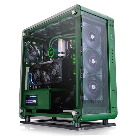 THERMALTAKE CORE P6 MID-TOWER ATX CABINET RACING GREEN