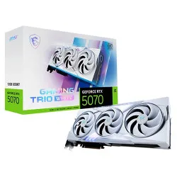 MSI RTX 5070 Gaming Trio OC 12GB GDDR7 Graphic Card White