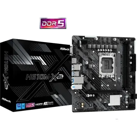 ASRock H610M-X D5 M-ATX Motherboard
